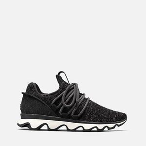 Sorel Women's Kinetic Lace Sneaker Black Size 8 New with Box